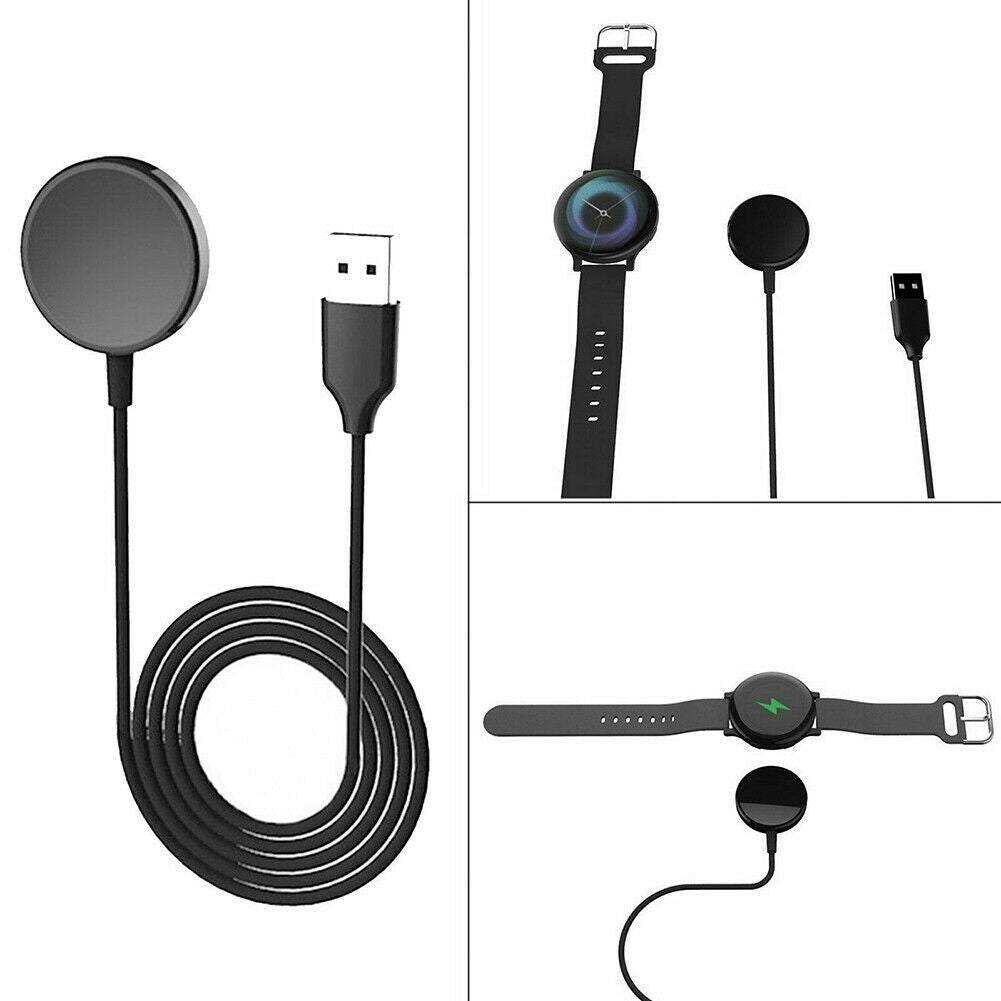 Câble de chargeur magnétique sans fil pour Samsung Galaxy Watch Active 1 2 Câble de chargeur magnétique sans fil pour Samsung Galaxy Watch Active 1 2